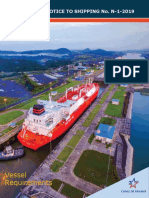 Vessel Requirements: NT Notice To Shipping No. N-1-2019