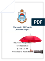 Types of Insurance and Premium Comparison in Pakistan