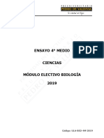 Ensayo PSU Ciencias Biología PDF