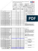 School Form 5A End of Semester and School Year Status of Learners For Senior High School (SF5-SHS)