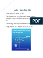 Introduction - Pipeline Design Codes