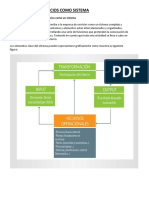 La Empresa de Servicios Como Sistema