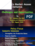 Pakistan's Market Access Initiative Challenges and Opportunities