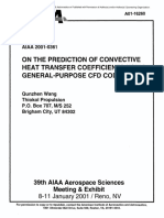 On The Prediction of Convective Heat Transfer Coefficients Using General-Purpose CFD Codes