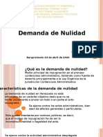 Demanda de Nulidad