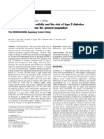 Leisure Time Physical Activity and The Risk of Type 2 Diabetes in Men and Women From The General Population