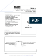 TV East/West Correction Circuit For Square Tubes: Description