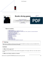 Exotic Diving Gases