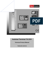 Autofuel Terminal TA 2331: Technical Product Manual