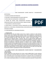 Módulo II - Organización y Gestión de Centros Docentes - CAS