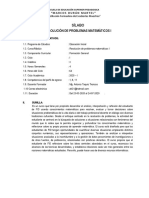 Sílabo - Resolución de Problemas Matemáticos I