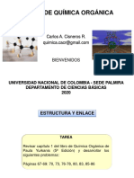 Generalidades de La Quimica Organica, Estructura y Propiedades (2020-1) PDF