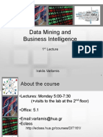 Data Mining and Business Intelligence