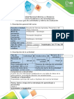 Guía de Actividades y Rúbrica de Evaluación - Tarea 3 - Propiedades Químicas Del Suelo e Hipótesis Del Nivel de Fertilidad