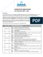 Score Booster Test Series For NEET 2019 (Online Mode) PDF