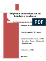 Caratula y Trabajo Evaluacion de Proyecto