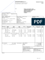 Grimaldi Belgium N.V.: Freight Invoice