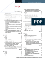 Answers To Eocqs: Cambridge International As Level Chemistry