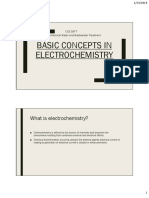 Basic Concepts in Electrochemistry