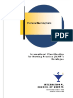 ICNP Catalogue Prenatal Nursing Care