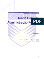 Modulo de Teoria Geral de Adminsitração Pública