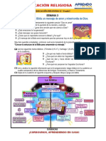 Ficha - Actividades - Educación Religiosa - 1° - Semana - 3