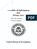 John F Kennedy JR - FBI FOIA Response