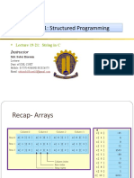 CSE-141: Structured Programming CSE-141: Structured Programming