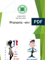 Pronoms en Et y