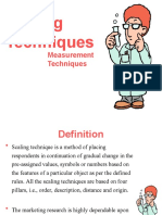 Scaling Techniques