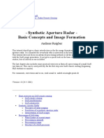 Synthetic Aperture Radar - Image Formation