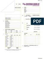 Gamma World Character Sheet