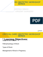 Name: Dheeraj Singh Subject:Urgent Surgery: Critical Care Obstetric Workshop Series