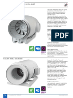 TD-SILENT Series: In-Line Mixed Flow Duct Fans Ultra-Quiet