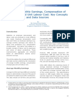 Average Monthly Earnings, Compensation of Employees and Unit Labour Cost: Key Concepts and Data Sources