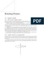 Rotating Frames: 4.1 Angular Velocity