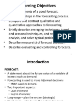 Forecasting