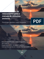 O Uso de Técnicas de Relaxamento para Sintomas Ansiosos PDF