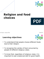 Religion and Food Choices