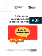 1.1 Guía Comentario Crítico de Textos Periodísticos PDF