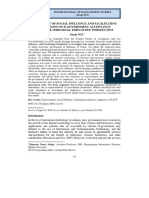 The Effect of Social Influence and Facilitating Conditions On E-Government Acceptance From The Individual Employees' Perspective