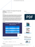 CCNA 1.2: Compare and Contrast TCP and UDP Protocols: Ccna R&S Practice Exams