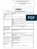 Programa Ingles I - 2020