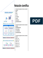 Notación Científica - Ejercicios Resueltos PDF