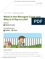 What Is The Nitrogen Cycle and Why Is It Key To Life - Frontiers For Young Minds