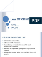 Law of Crimes - Introduction