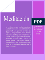 Ejercicios y Tecnicas de Meditacion