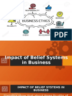 Impact of Belief System in Business