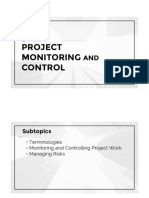 PM05 - Project Monitoring and Control