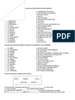 AFFIXES Long Quiz